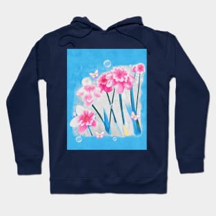 Butterflies, Flowers and Bubbles Hoodie